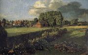 John Constable The Flower Garden at East Bergholt House,Essex France oil painting artist